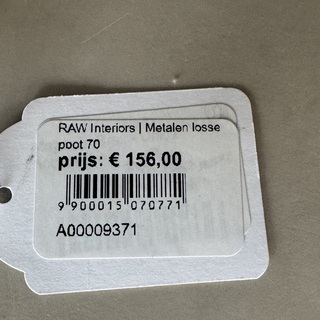 Salontafel Raw Interiors, zwart